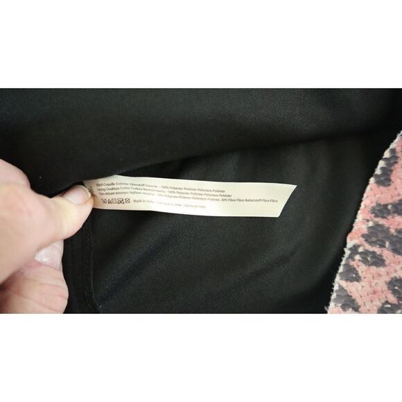 Free People F19R08506 Women's Sz 0 Pink Cheetah Sequined Mini A-Line Skirt $128 - Picture 6 of 9